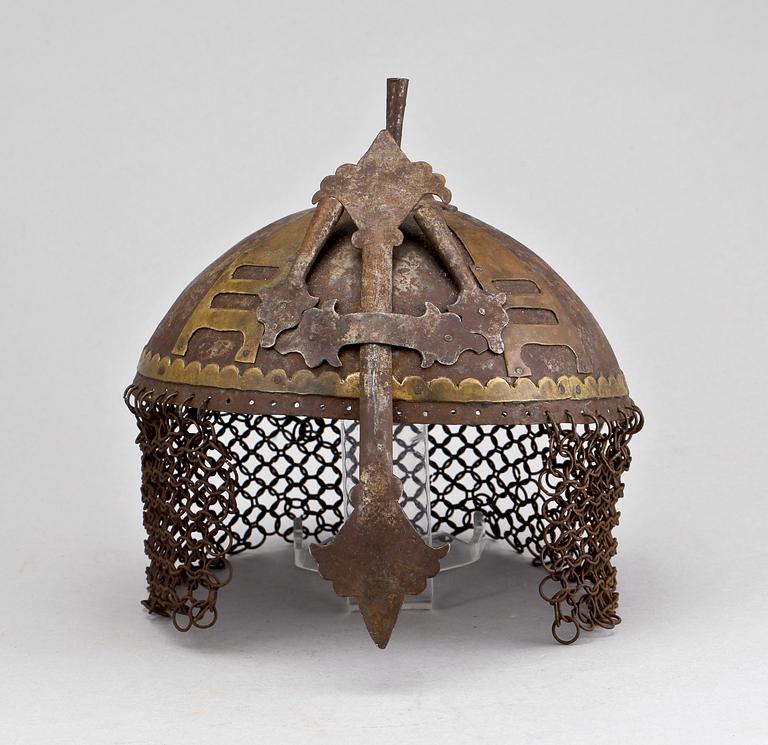 HJÄLM sk "Khula Khud", Indopersisk 1800-tal.