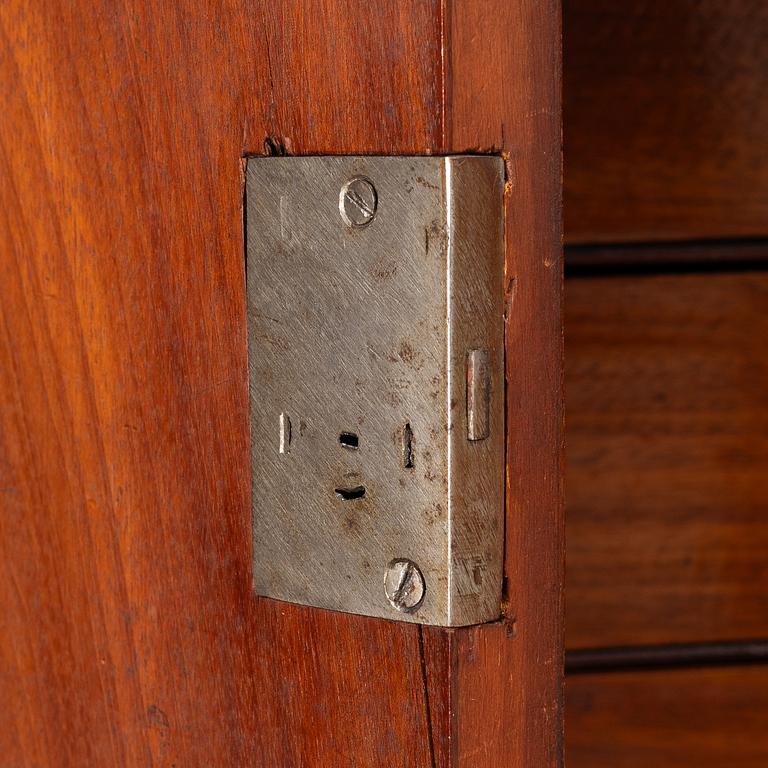 Secretary, late Gustavian, late 18th century, signed.