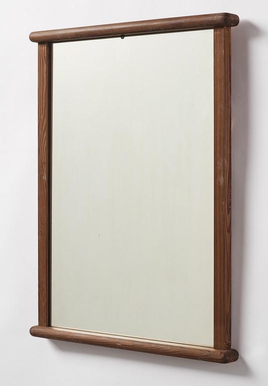 Axel Einar Hjorth, a stained pine "Sport" wall mirror, Nordiska Kompaniet, Sweden, 1930s.