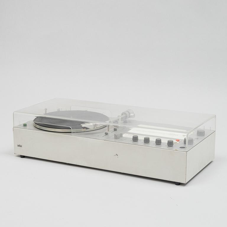 Dieter Rams, stereo equipment, 5 pieces, Braun, Germany 1970s.