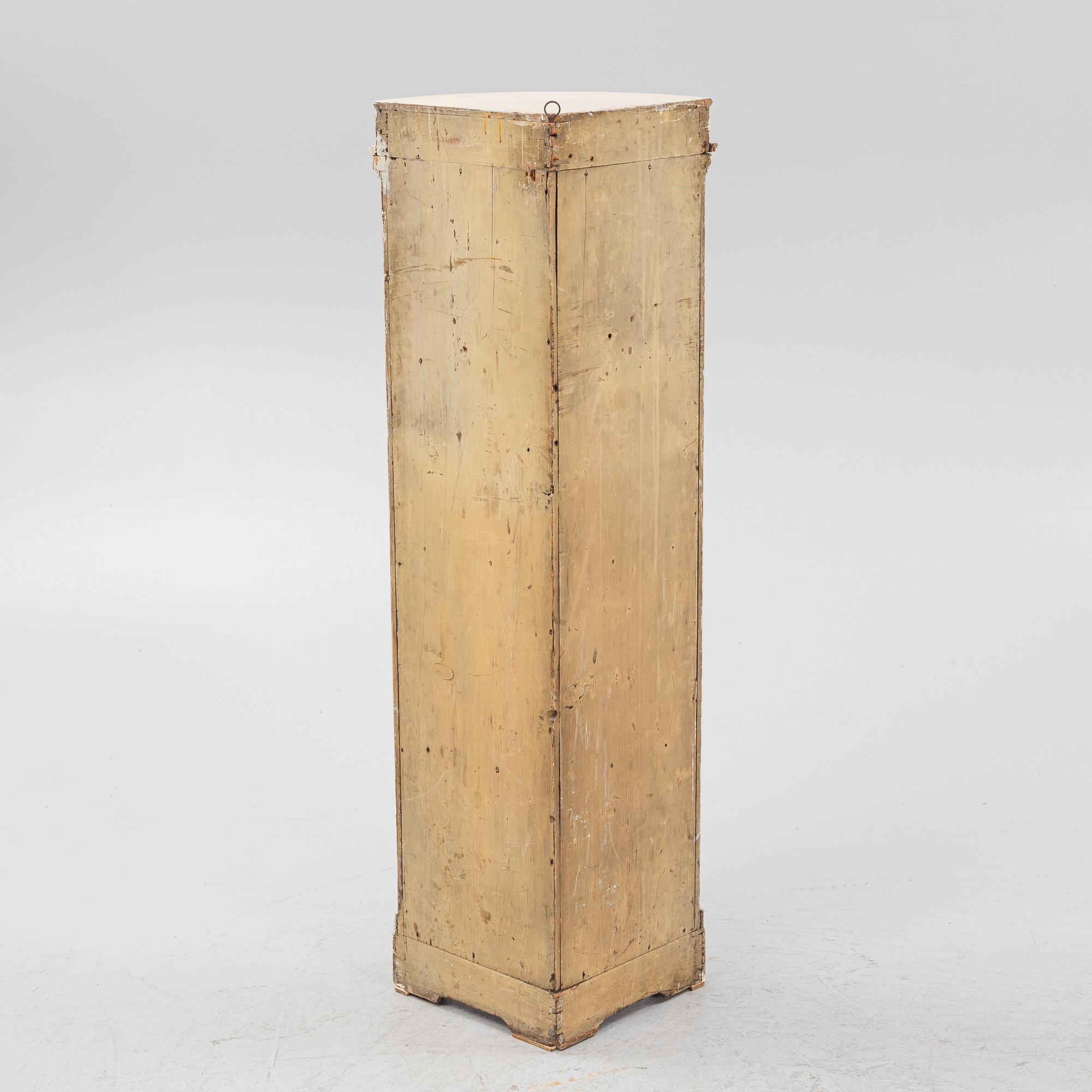 Hörnskåp, gustaviansk stil, 1800-tal.