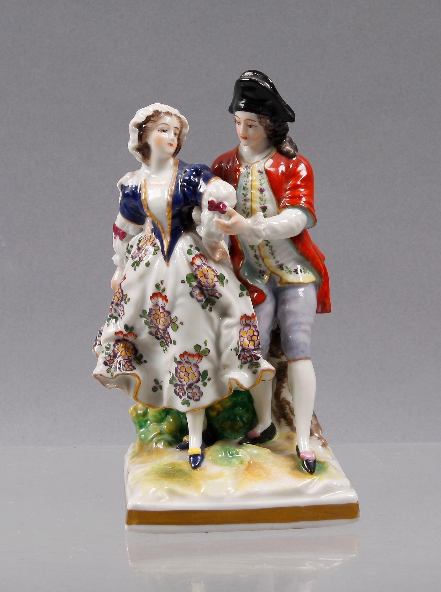 FIGURIN, porslin, Tyskland. 1900-tal.