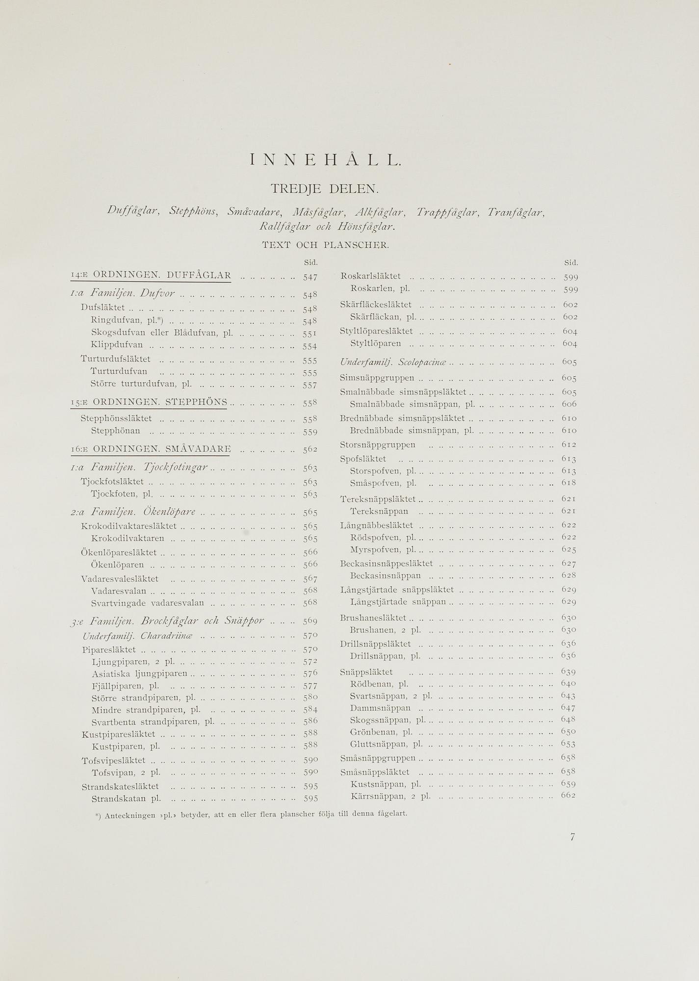 M, W & F VON WRIGHT, boks, 3 volumes, "Svenska fåglar", A. Börtzells tryckeri AB Stockholm, 1927-1929.