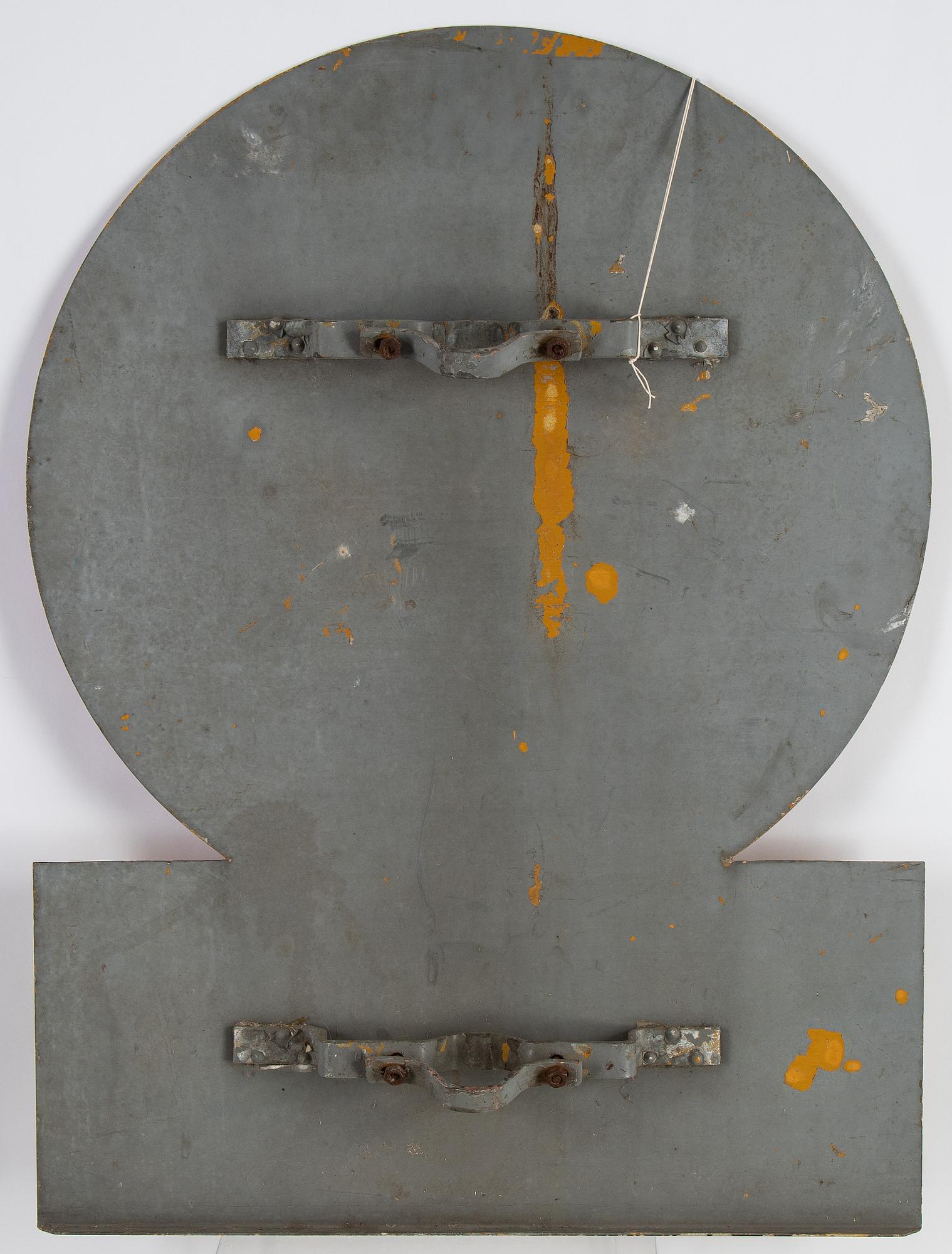 A swedish mid 20th century road sign.