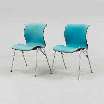 ALFRED HOMANN,"Ensemble" a pair of chairs, Fritz Hansen 1992.