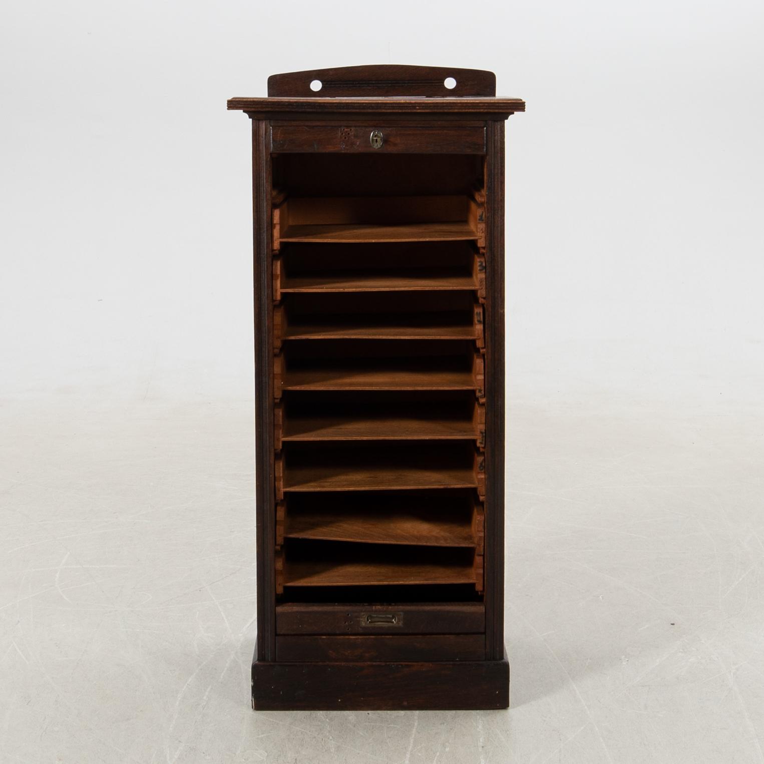 Jalousie cabinet, first half of the 20th century.