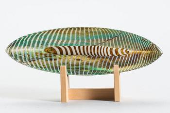 SKULPTUR, glas, signerad Kosta Boda Bertil Vallien studio edition 43/500.