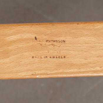 FÅTÖLJER, ett par, "Eva" Bruno Mathsson för firma Karl Mathsson 1971 resp. 1972.