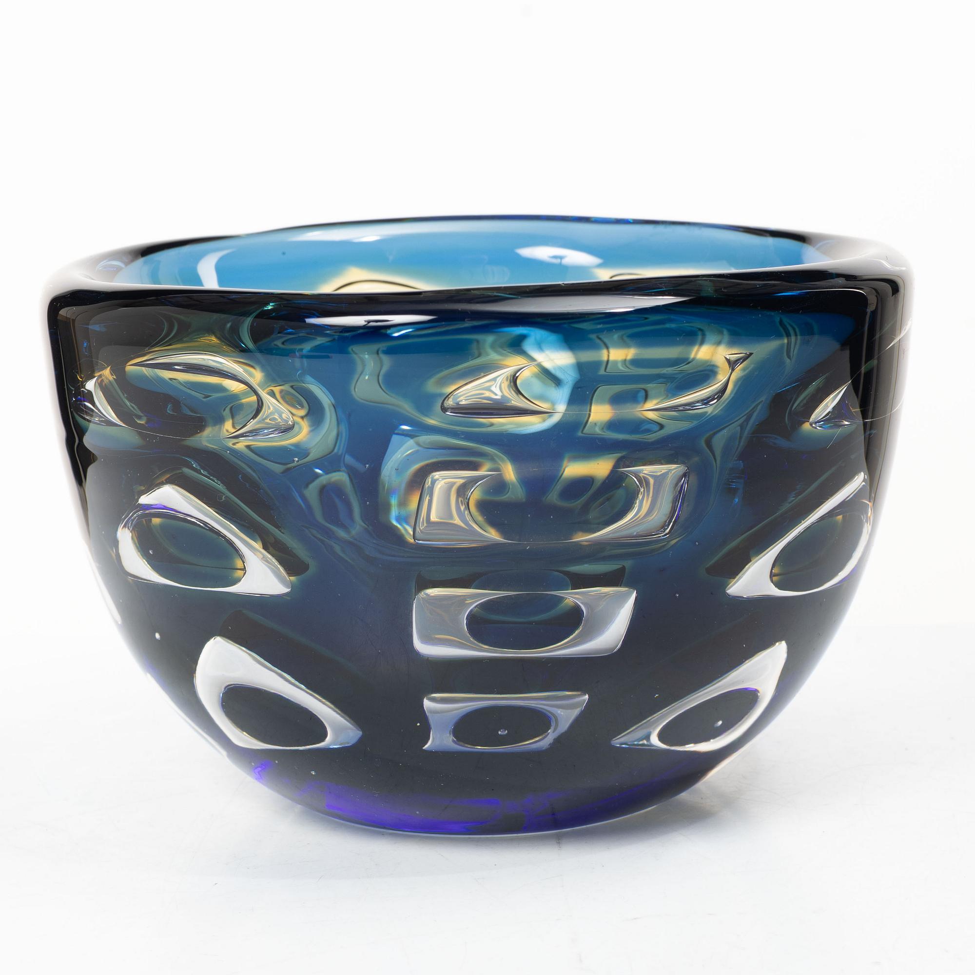 Ingeborg Lundin, a bowl, Ariel, Orrefors.