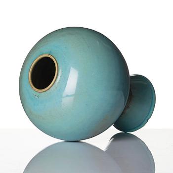 Stig Lindberg, a stoneware vase, Gustavsberg Studio, 1956.