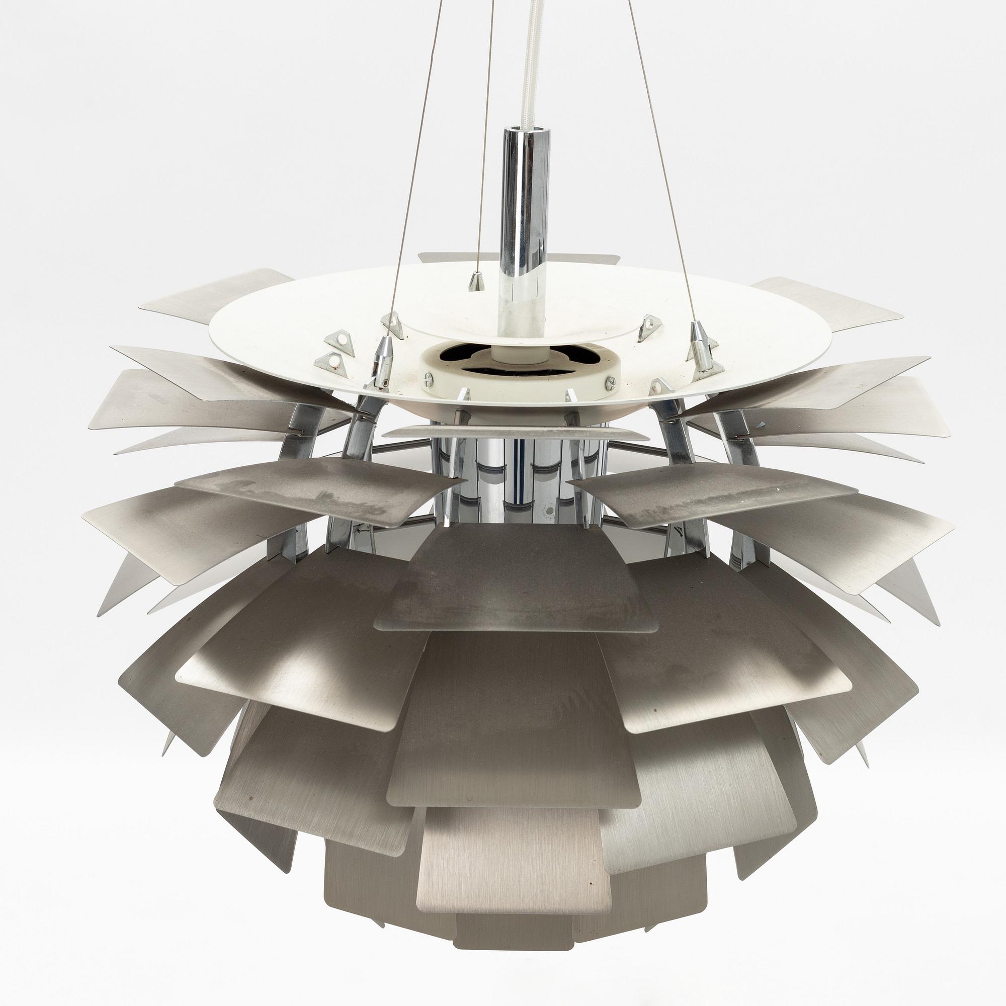 Poul Henningsen, taklampa "PH-Kotte / PH Artichoke", Louis Poulsen, Danmark.