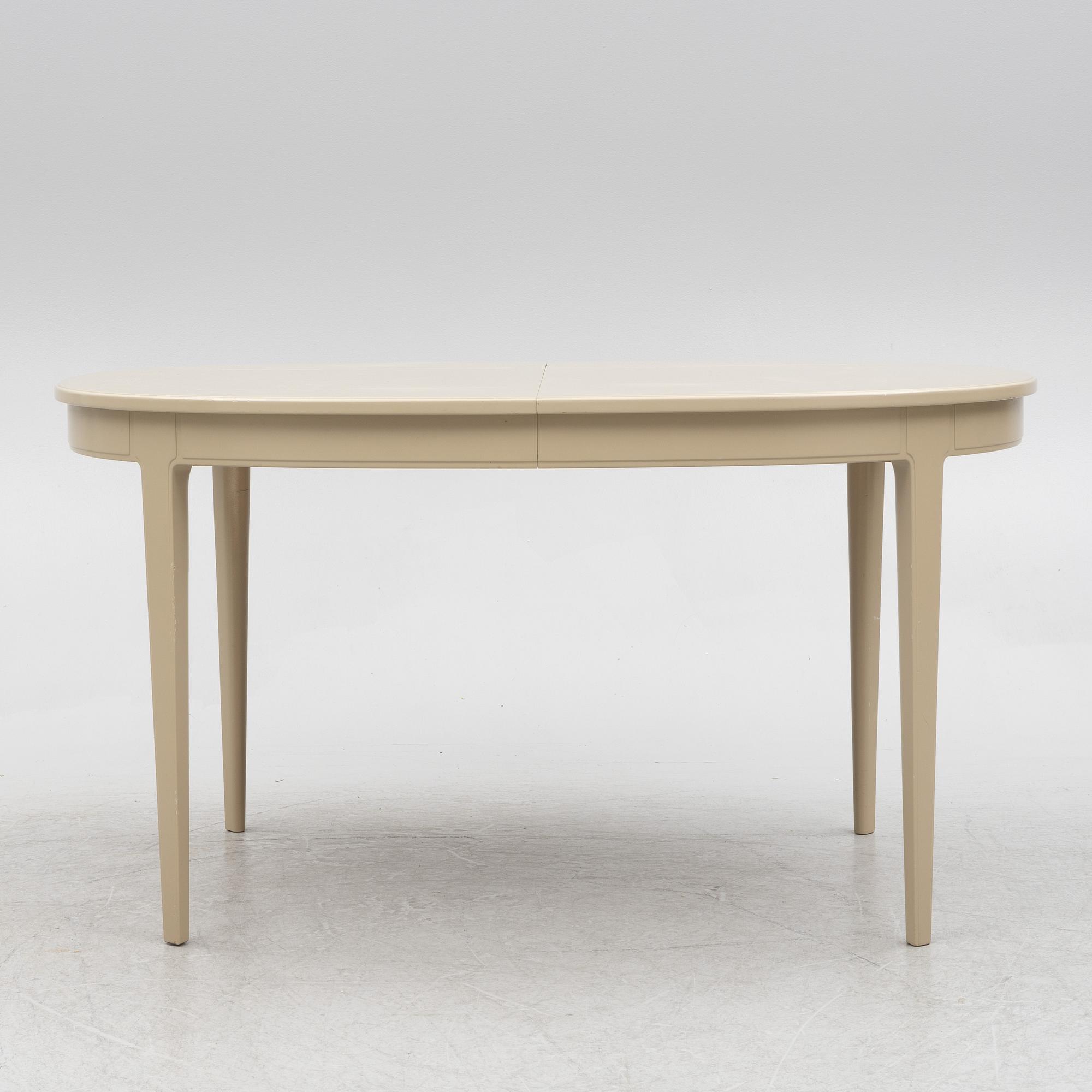 Carl Malmsten, a 'herrgården dining table, second part of the 20th century.