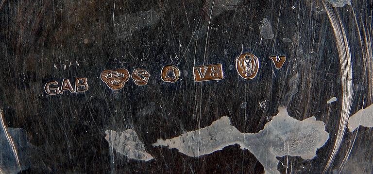 BÄGARE, silver, GAB, Stockholm, 1947.