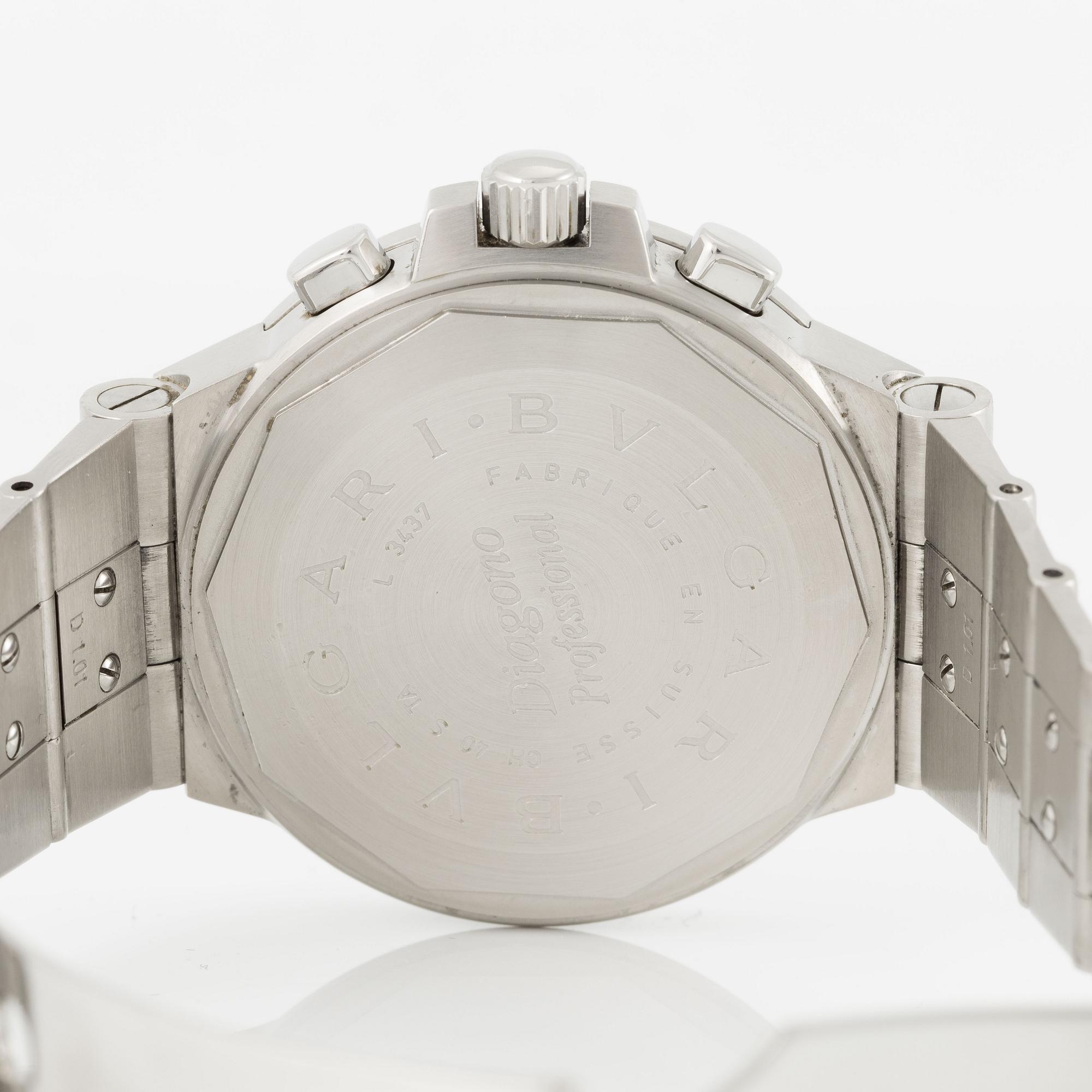 Bvlgari, Diagono, chronograph, ca 2004.