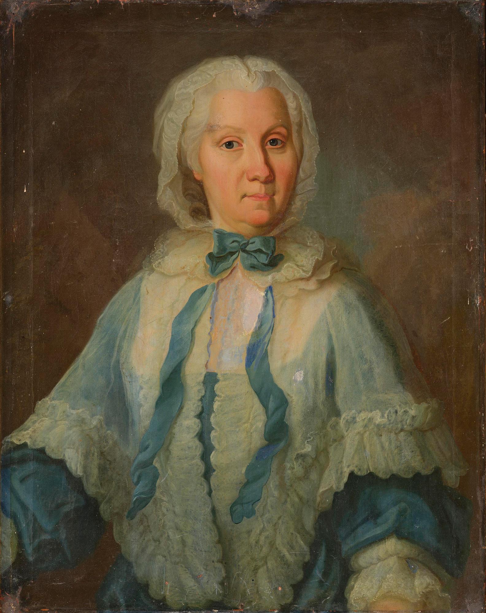 Johan Stålbom, attributed to, "Hedvig Eleonora Creutz" (née Natt och Dag) (1698-1777).