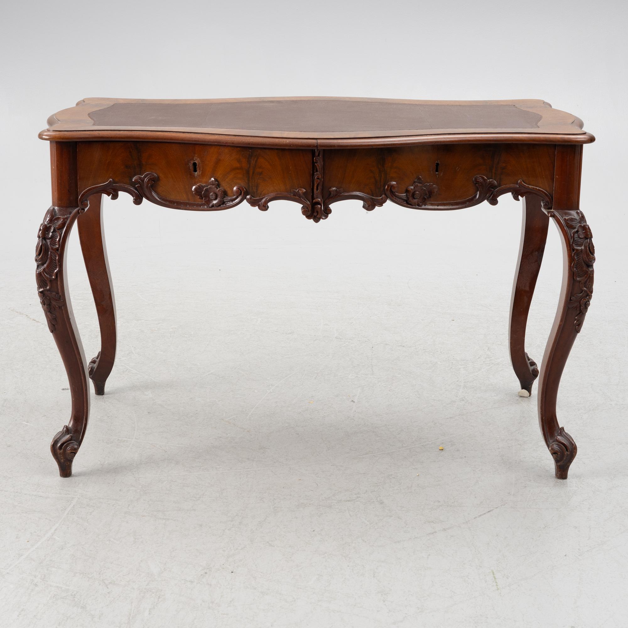 Skrivbord, nyrokoko, 1800-tal.