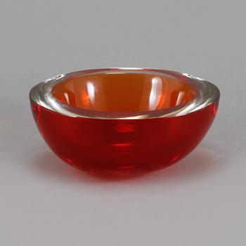 SKÅL, glas, Murano, Italien, 1900-talets andra hälft.