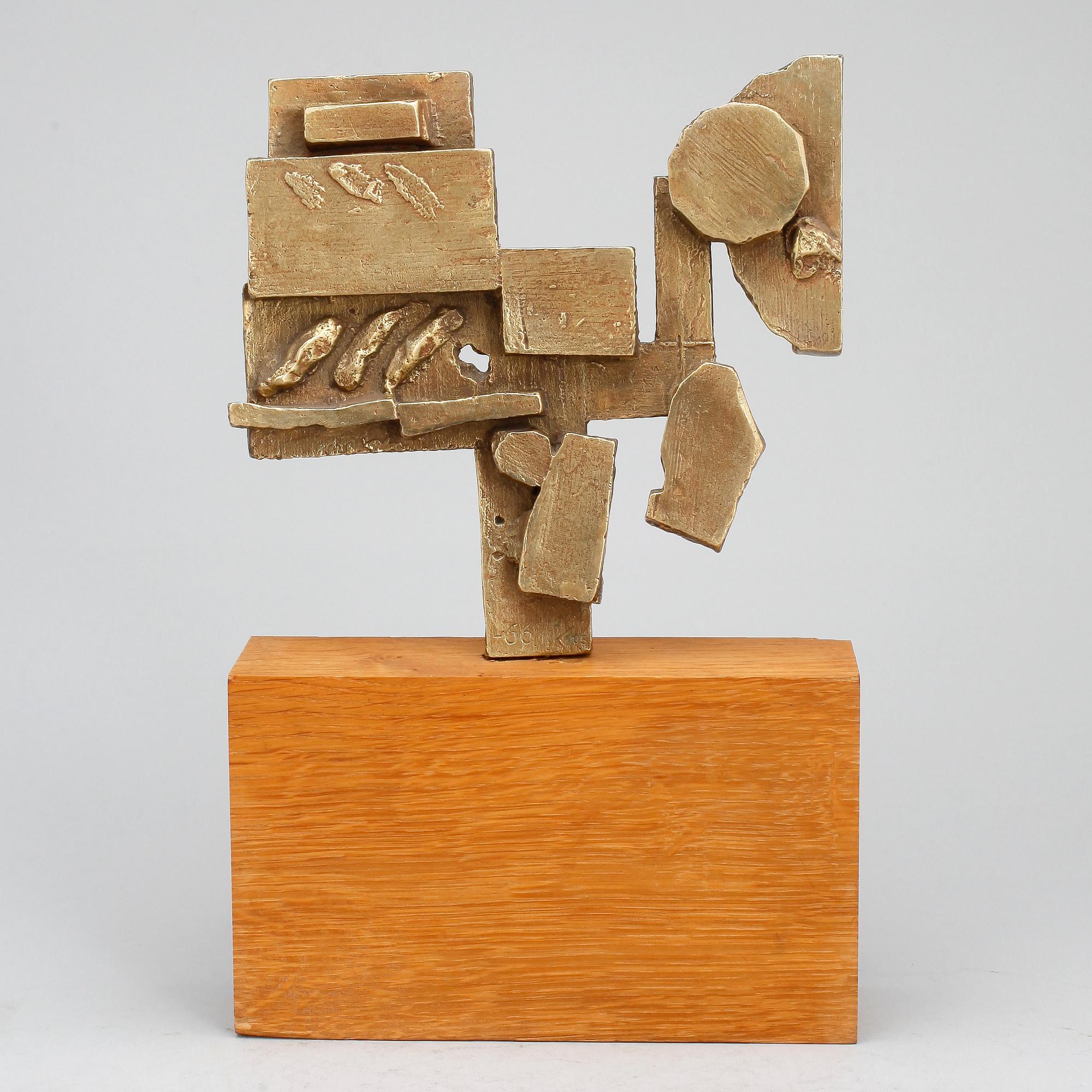 MARTIN HOLMGREN, skulptur, gjuteri Herman Bergman, signerad MH, daterad -66, numr 41/105.