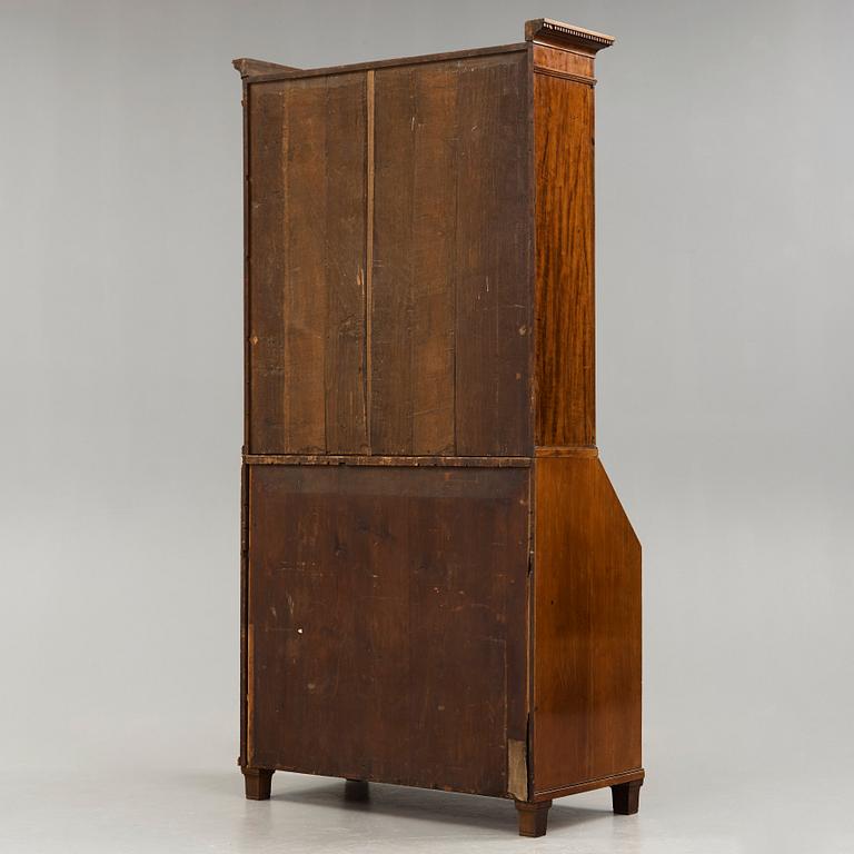 A late Gustavian late18th century writing cabinet attributed C D Fick.