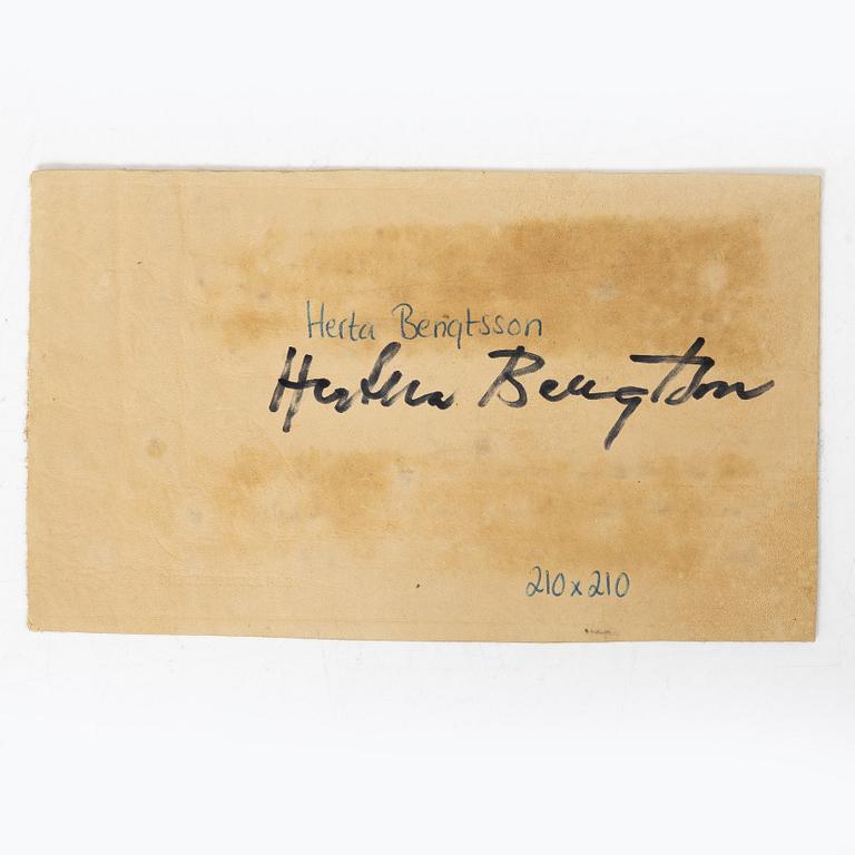 Hertha Bengtson, a tufted carpet, Kinnasand, c. 210 x 210 cm.