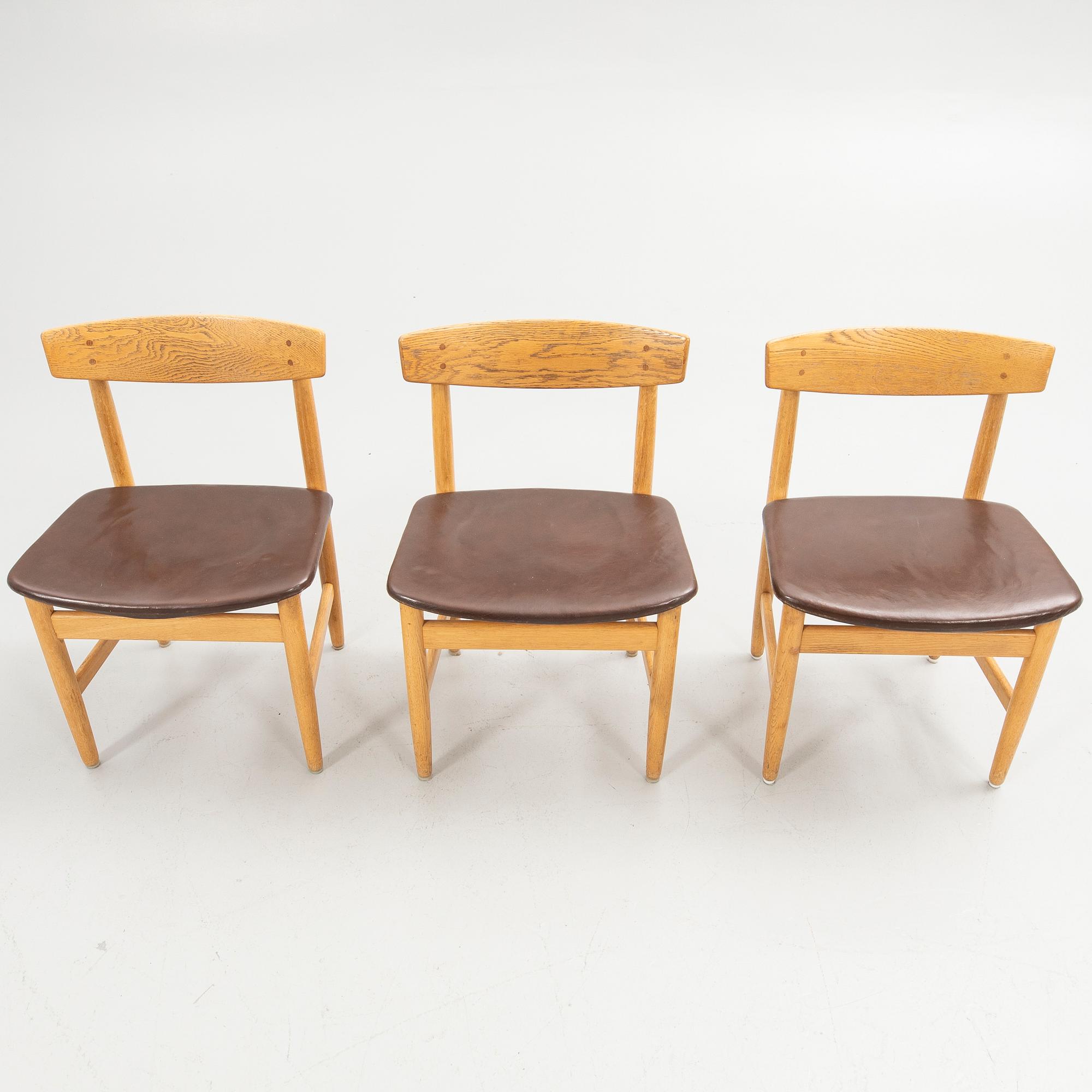 Børge Mogensen, Chairs, 5 pcs, "Öresund", Karl Andersson & Söner, second half of the 20th century.