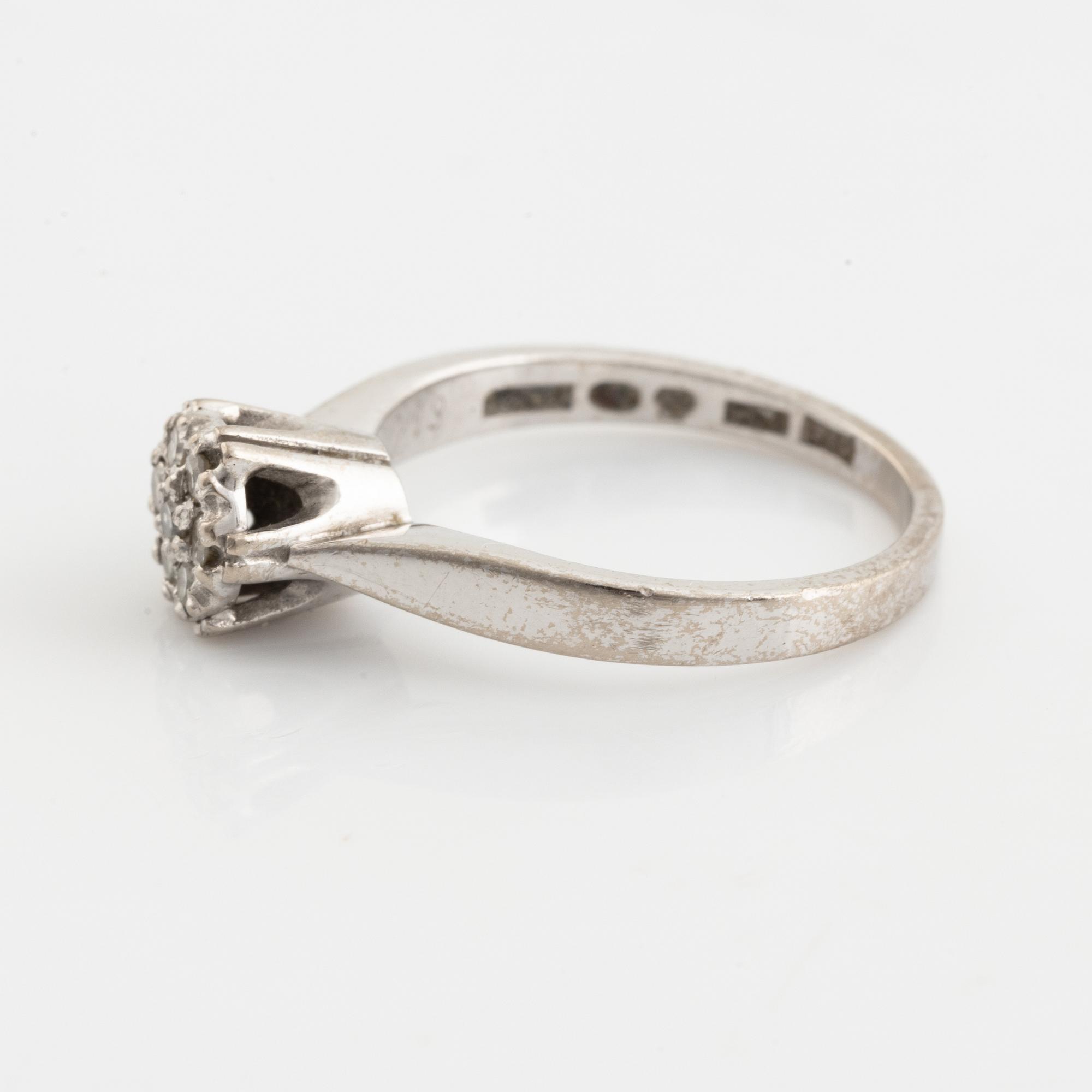 Eight cut diamond ring.