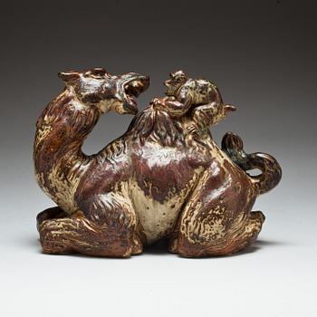 FIGURGRUPP, stengods, Knud Kyhn, Royal Copenhagen.