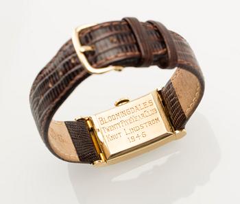 ARMBANDSUR, herr. Lord Elgin, 14K guld.