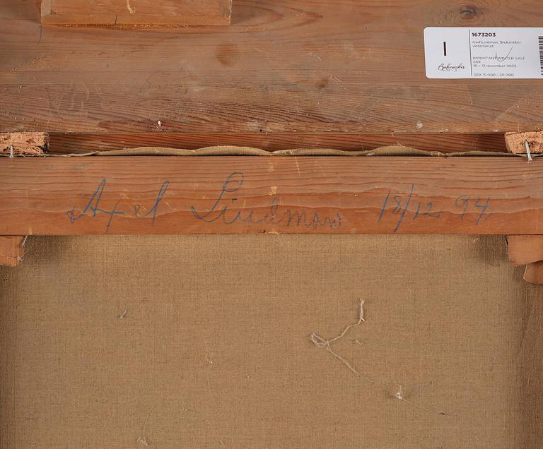 Axel Lindman, Winter scene.