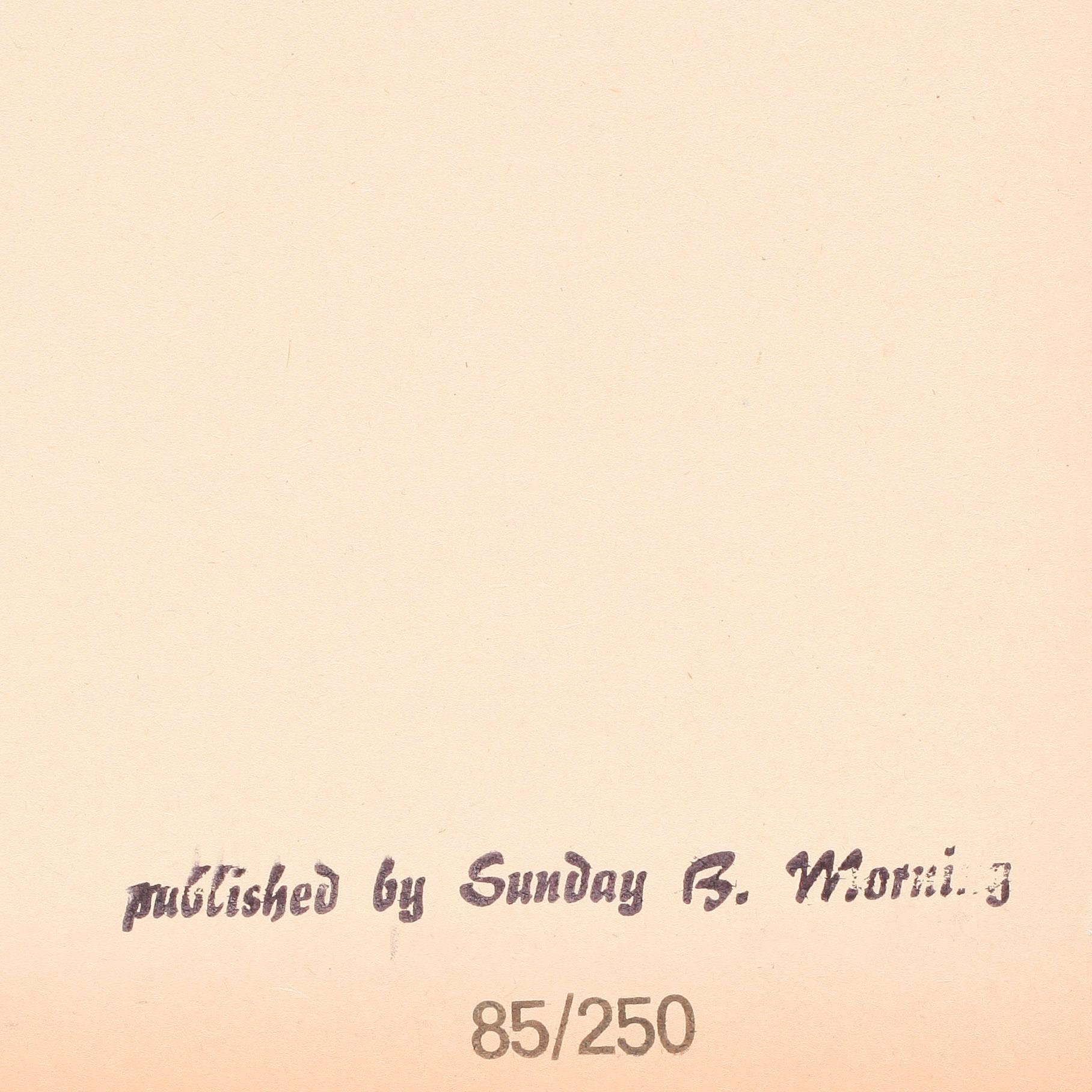 ANDY WARHOL, serigrafi, numrerad. 85/250, stämplad "Published by  Sunday B morning" och "Fill in your own signature".