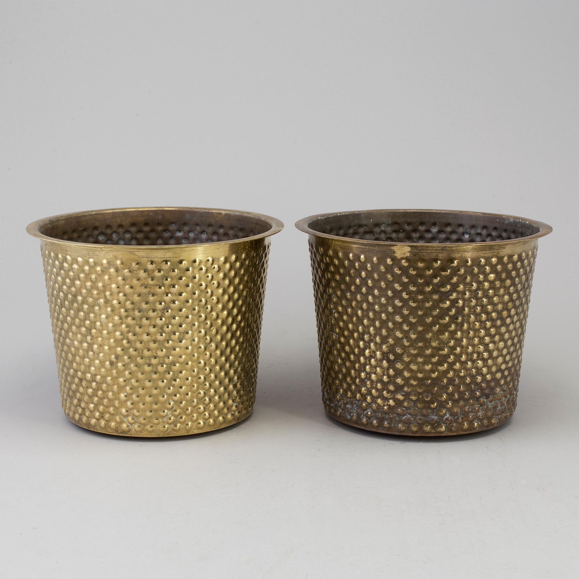 JOSEF FRANK, a pair of brass "Hortus" outer linings by Josef Frank för Firma Svenskt Tenn.