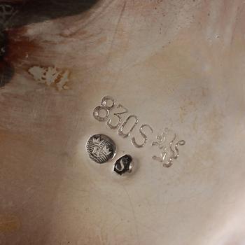 PARTI SILVER, 11 delar, mestadels Sverige, 1800-talets slut samt 1900-tal, vikt 1007 g.