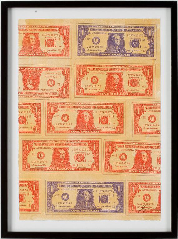 RICHARD RYAN, monoprint, signerad.
