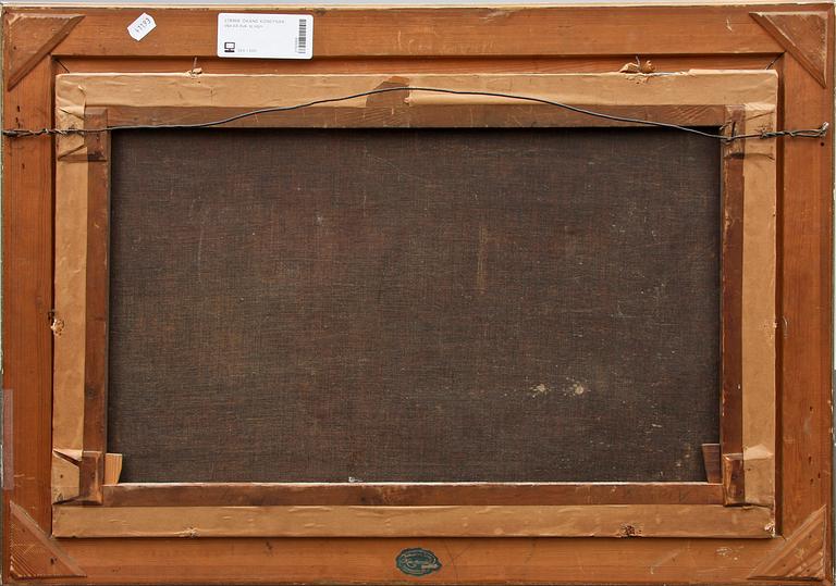 OKÄND KONSTNÄR, olja på duk, ej sign.