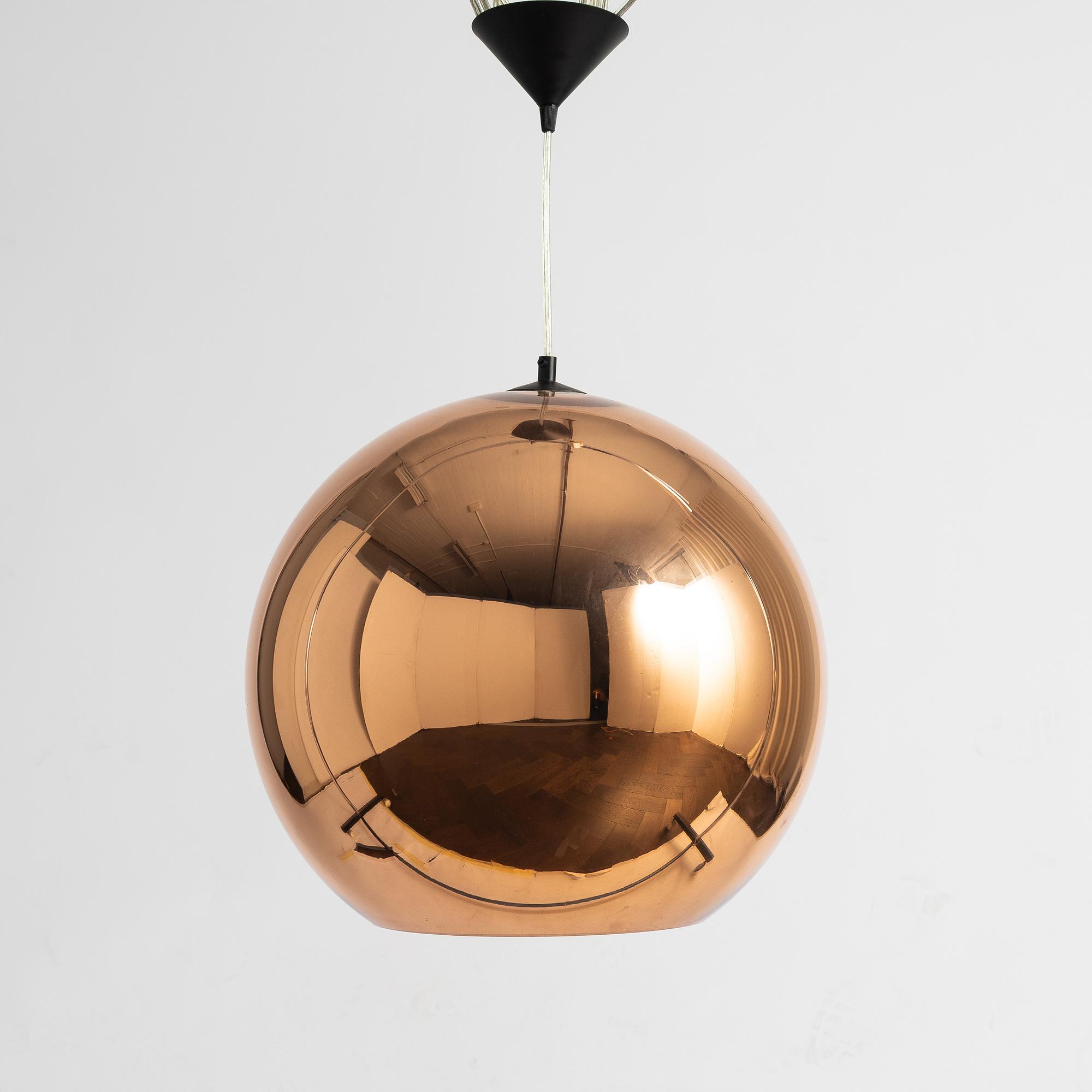 Tom Dixon, taklampa, "Copper Pendant", 2000-tal.