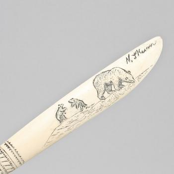 NILS NILSSON SKUM, kniv, signerad.