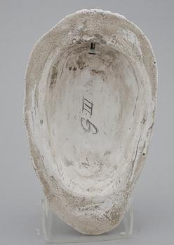 JOHAN TOBIAS SERGEL, efter, dödsmask av gips, föreställande Gustaf III, sannolikt 1800-tal.