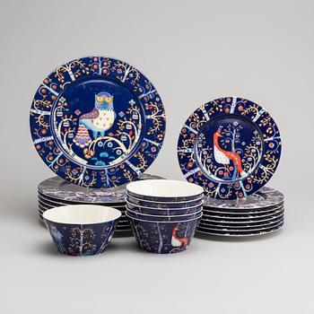 KLAUS HAAPANIEMI, servis, 22 dlr,  "Taika" Iittala Finland 2000-tal porslin.