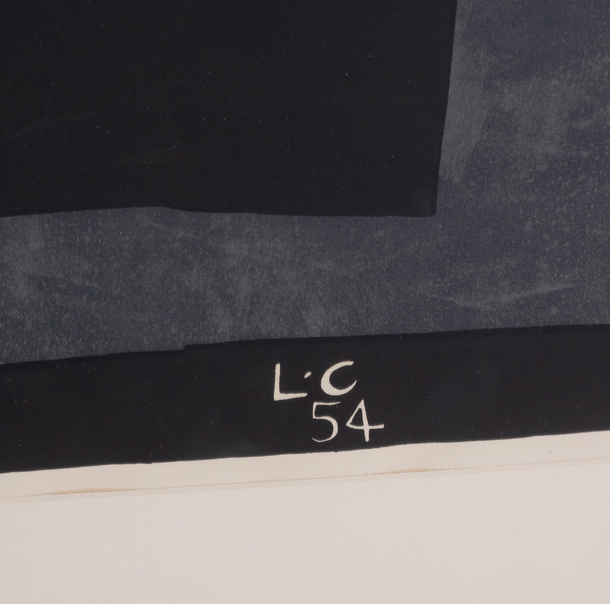 LE CORBUSIER, efter, färglitografi, signerad och daterad -54 i trycket.