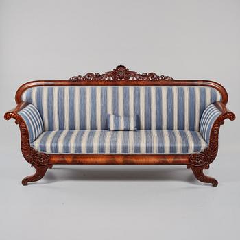 SOFFA, senempire, 1800-tal.