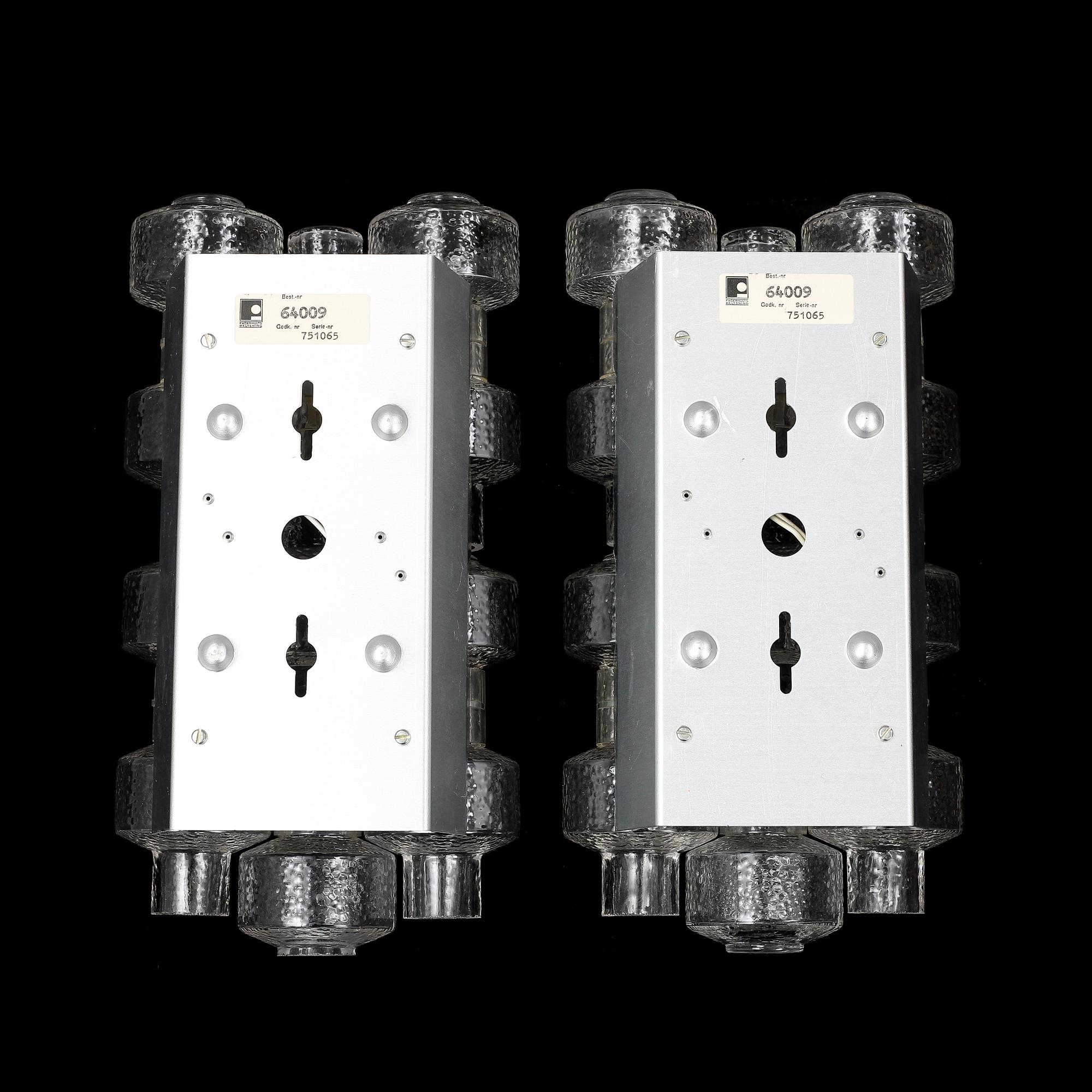 GERT NYSTRÖM, a pair of 'Festival' wall lamps, Fagerhults belysning.