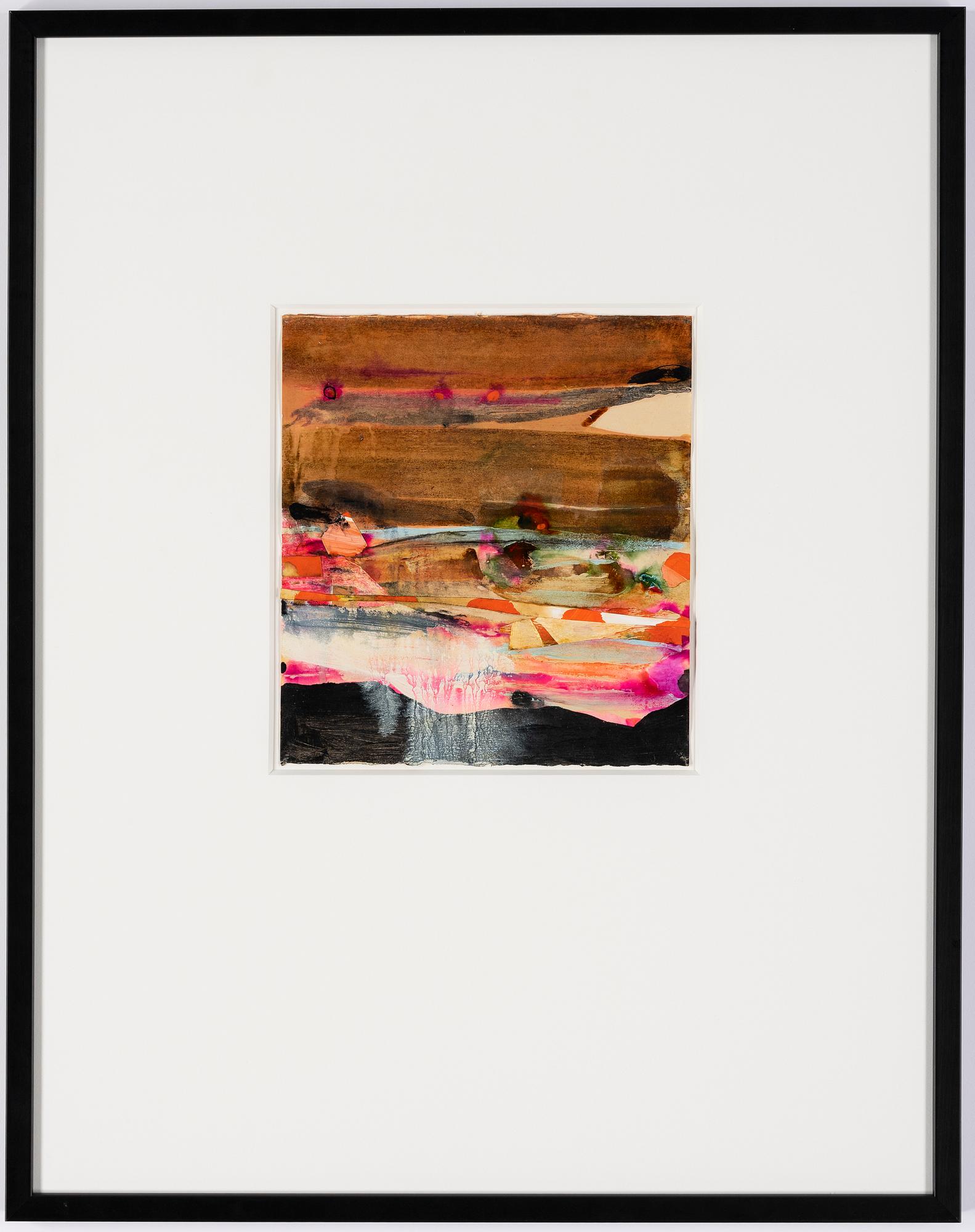 Michael Mahnke, oil and acrylic on paper, signed and dated 2006 verso.