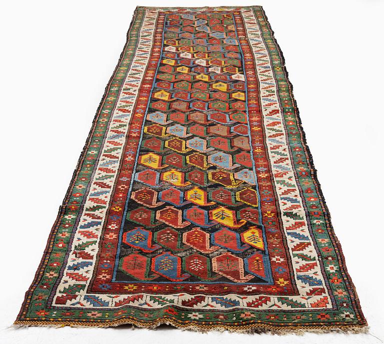 A Kazak runner, southern Caucasus, c. 530 x 110 cm.