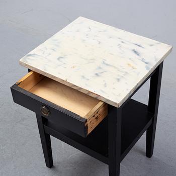A painted sidetable, mid 20th Century.