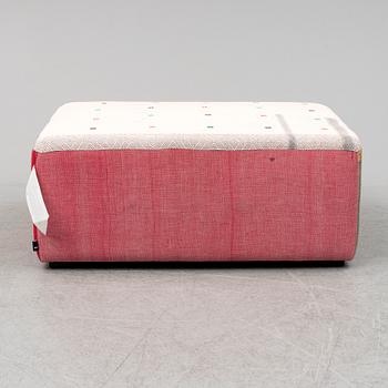 HAY, puff, "antique quilt ottoman".