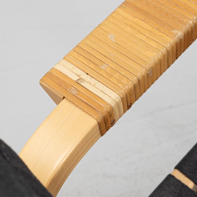 Alvar Aalto, a pair of late 20th century  model 45 armchairs, Artek, Finland.