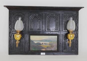 INREDNING/VÄGGPANEL. Norge, sent 1800-tal.
