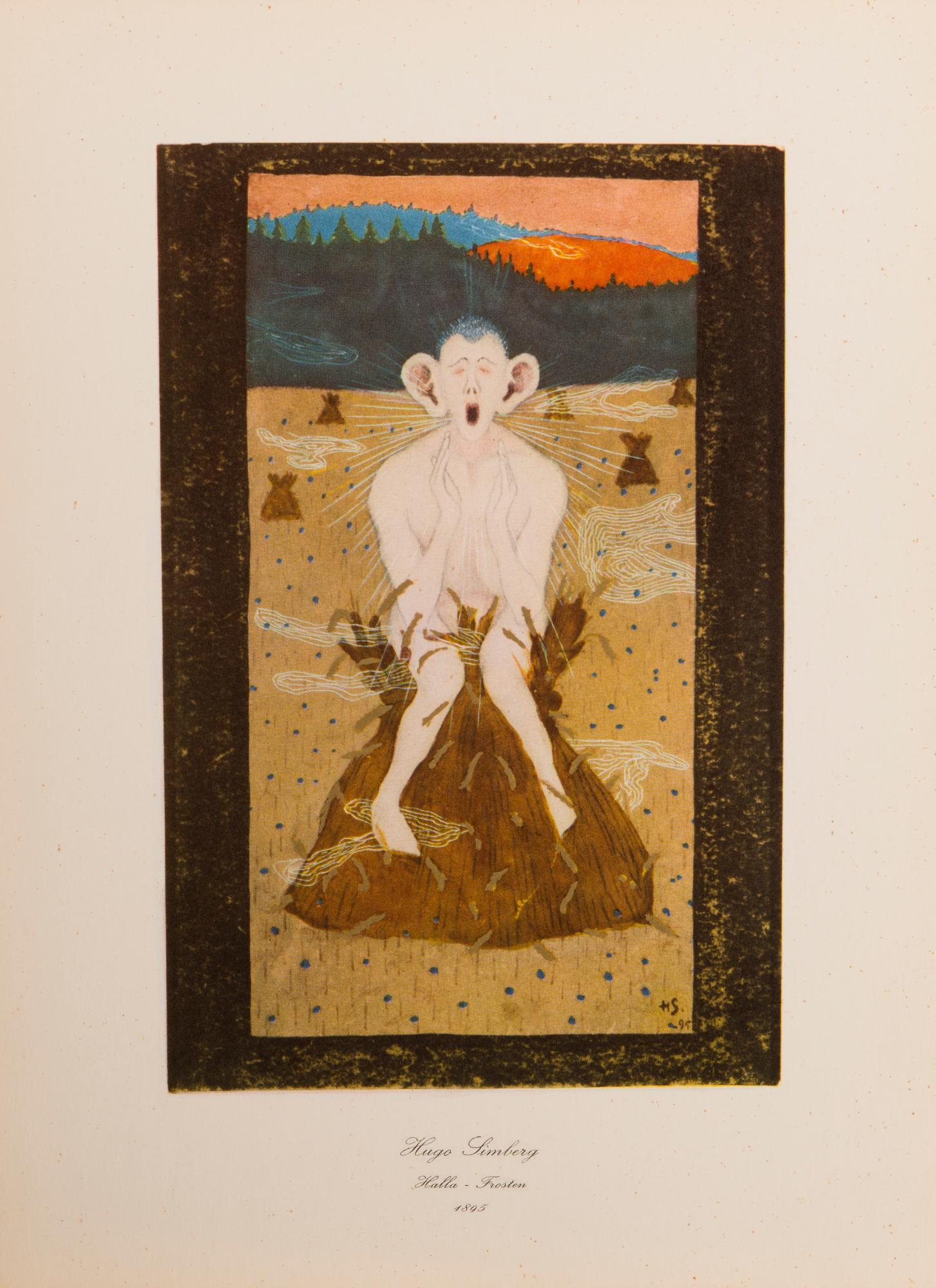 HUGO SIMBERG, after, a folder with 20 off-set printings, WSOY Porvoo 1952.