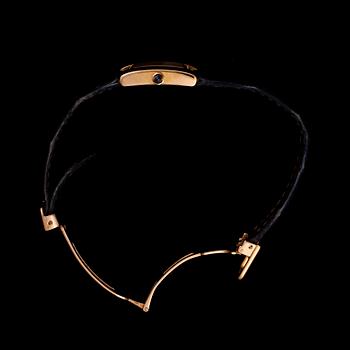 RANNEKELLO, Cartier Tank, 18K guld, original armband med 18K guld låsmekanism.