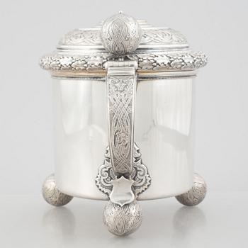 A Swedish 20th century silver tankard, mark of Gustaf Möllenborg - Carl Teodor Féron, Stockholm 1905.